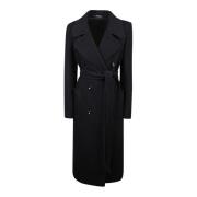 Zwarte Damesjassen & -jassen Aw23 Tagliatore , Black , Dames