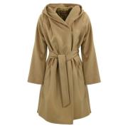 Kameelwollen Hoodiejas Max Mara Studio , Brown , Dames