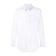 Witte Elegant Langemouw Heren Top Etro , White , Heren