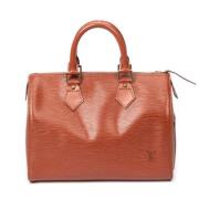 Pre-owned Leather handbags Louis Vuitton Vintage , Brown , Dames