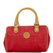 Pre-owned Canvas fendi-bags Fendi Vintage , Red , Dames