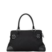 Pre-owned Canvas shoulder-bags Salvatore Ferragamo Pre-owned , Black ,...