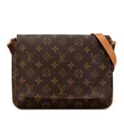 Pre-owned Leather louis-vuitton-bags Louis Vuitton Vintage , Brown , D...