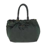 Pre-owned Fabric prada-bags Prada Vintage , Green , Dames