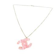 Pre-owned Metal chanel-jewelry Chanel Vintage , Pink , Dames