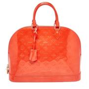 Pre-owned Leather louis-vuitton-bags Louis Vuitton Vintage , Red , Dam...