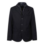 Gewatteerde Donsblazer Jas Herno , Blue , Heren