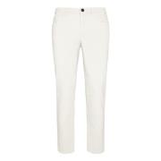 Jeans in stretchfluweel Boggi Milano , White , Heren