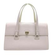 Pre-owned Leather handbags Salvatore Ferragamo Pre-owned , Pink , Dame...