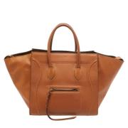 Pre-owned Leather totes Celine Vintage , Brown , Dames