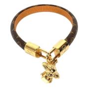 Pre-owned Fabric bracelets Louis Vuitton Vintage , Brown , Dames