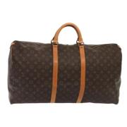 Pre-owned Canvas travel-bags Louis Vuitton Vintage , Brown , Dames