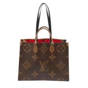 Pre-owned Canvas totes Louis Vuitton Vintage , Brown , Dames