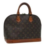 Pre-owned Canvas handbags Louis Vuitton Vintage , Brown , Dames