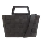 Pre-owned Canvas handbags Salvatore Ferragamo Pre-owned , Black , Dame...