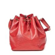 Pre-owned Leather shoulder-bags Louis Vuitton Vintage , Red , Dames