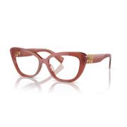 Stijlvolle Vista Zonnebril Miu Miu , Brown , Unisex