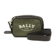 Pre-owned Leather shoulder-bags Bally Pre-owned , Green , Dames