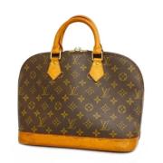 Pre-owned Fabric louis-vuitton-bags Louis Vuitton Vintage , Brown , Da...