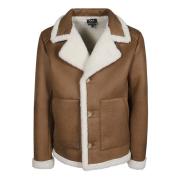 Warme Donsjas voor Winter A.p.c. , Beige , Heren