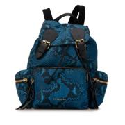 Pre-owned Nylon shoulder-bags Burberry Vintage , Blue , Dames