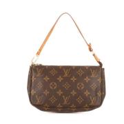 Pre-owned Coated canvas handbags Louis Vuitton Vintage , Brown , Dames