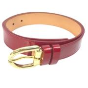 Pre-owned Fabric belts Louis Vuitton Vintage , Red , Dames