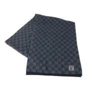 Pre-owned Wool scarves Louis Vuitton Vintage , Gray , Dames