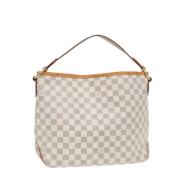 Pre-owned Canvas louis-vuitton-bags Louis Vuitton Vintage , White , Da...