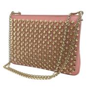 Pre-owned Leather shoulder-bags Christian Louboutin Pre-owned , Pink ,...