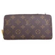 Pre-owned Canvas wallets Louis Vuitton Vintage , Brown , Dames