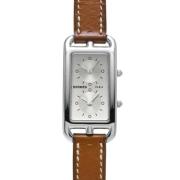 Pre-owned Stainless Steel watches Hermès Vintage , Gray , Dames