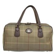 Pre-owned Canvas travel-bags Burberry Vintage , Beige , Dames