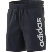 Blauwe logo shorts met elastische taille Adidas , Blue , Heren