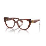 Stijlvolle Vista Zonnebril Miu Miu , Brown , Dames