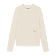 Sweatshirts Ganni , White , Dames