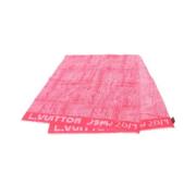 Pre-owned Silk scarves Louis Vuitton Vintage , Pink , Dames