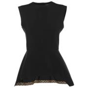 Pre-owned Fabric tops Louis Vuitton Vintage , Black , Dames