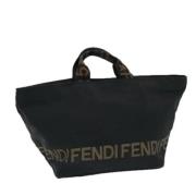 Pre-owned Nylon handbags Fendi Vintage , Black , Dames