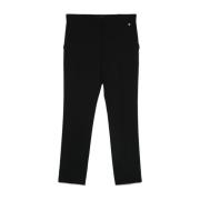 Zwarte stretchbroek met verborgen sluiting Liu Jo , Black , Dames