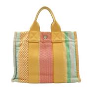 Pre-owned Canvas handbags Hermès Vintage , Multicolor , Dames