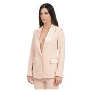 Roze Single-Breasted Damesjasje ViCOLO , Beige , Dames