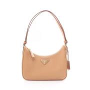 Pre-owned Fabric prada-bags Prada Vintage , Beige , Dames