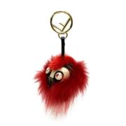 Pre-owned Fabric key-holders Fendi Vintage , Red , Dames