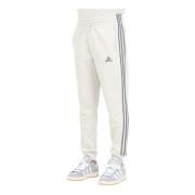 French Terry Tapered Cuff 3-Stripes Sweatpants Adidas , White , Heren