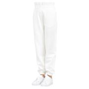 Witte Stijlvolle Broek Lacoste , White , Dames