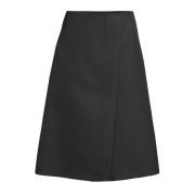 Stijlvolle A-lijn Rok voor Vrouwen Sportmax , Black , Dames