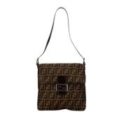 Pre-owned Leather fendi-bags Fendi Vintage , Brown , Dames