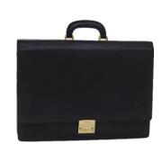 Pre-owned Leather handbags Salvatore Ferragamo Pre-owned , Black , Dam...