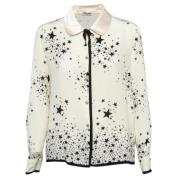 Pre-owned Silk tops Miu Miu Pre-owned , White , Dames